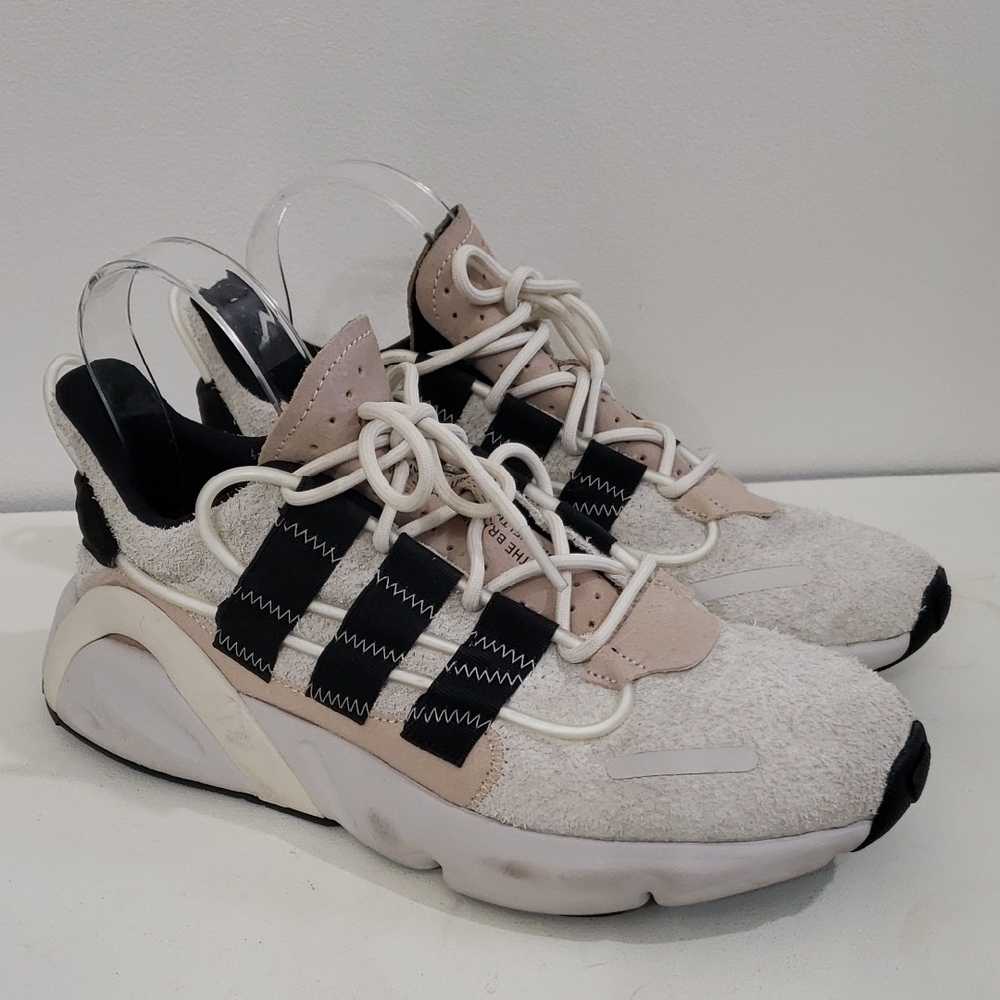 Adidas Lxcon EF4027 Grey, White, Black Running Shoes Men's Sz 7.5